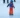 Winter fun on the ice - a child in colourful clothing has carefree fun ice skating.