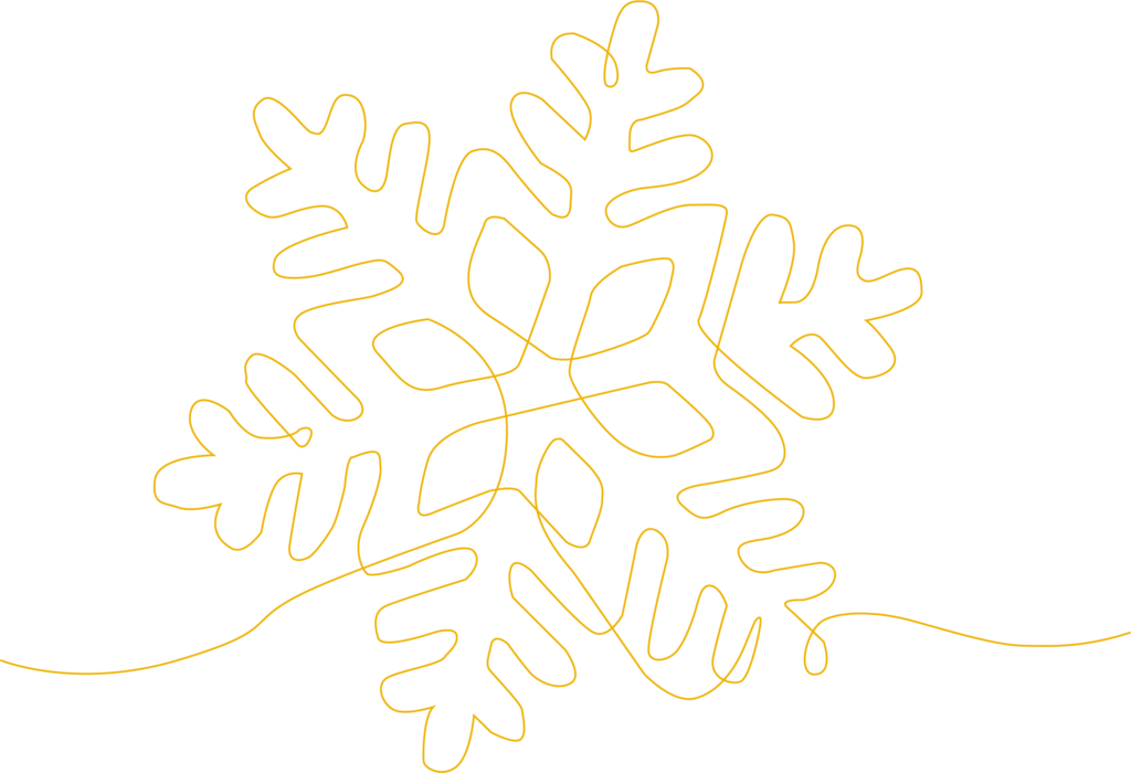 Icon_Lineart_Schneeflocke_Apartment_im_&_Lifestyle_Resort_Hofgut_ Fin stregtegning af et snefnug - et stilfuldt symbol på vintermagi og alpin lethed på Hofgut Wagrain.